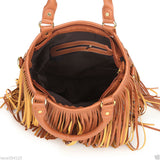 Powwow Storehot style women cross body bag shoulder bag handbag tassel zipper large