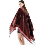 Ethnic Winter Native American Shawl - Powwow Store