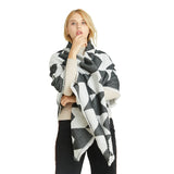 European and American Plaid Shawl Joker Thick Scarf Warm Single Monochrome - Powwow Store