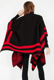 Red And Black Lines Native American Shawls
