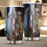 Powwow Store gb nat00197 horse colorful 20oz tumbler