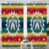 Thunderbird Rainbow Native American Pride Living Room Curtain - Powwow Store