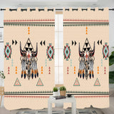 Native American Pride Bison Living Room Curtain