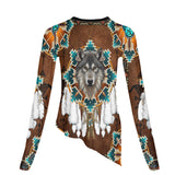 Powwow Storegb nat00446 05 blue mandala feather 3d dance long sleeve tshirt