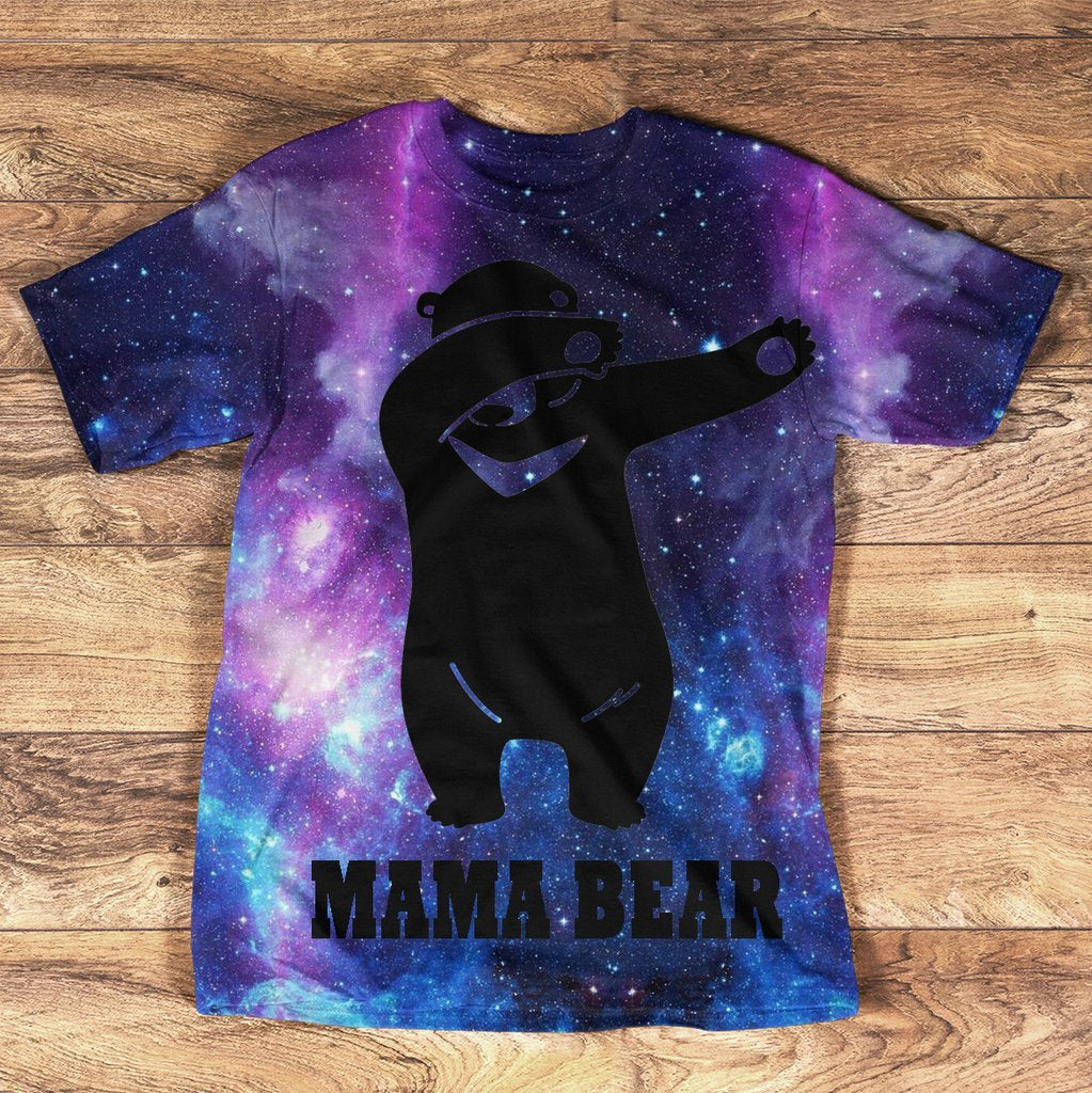 Mama Bear Dab Galaxy Mothers Day Gift Tshirt - Powwow Store