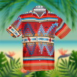 GB-NAT00087-01 Red Thunderbird Native American  Hawaiian Shirt 3D