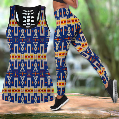 Powwow Store native american hollow tanktop legging set 95