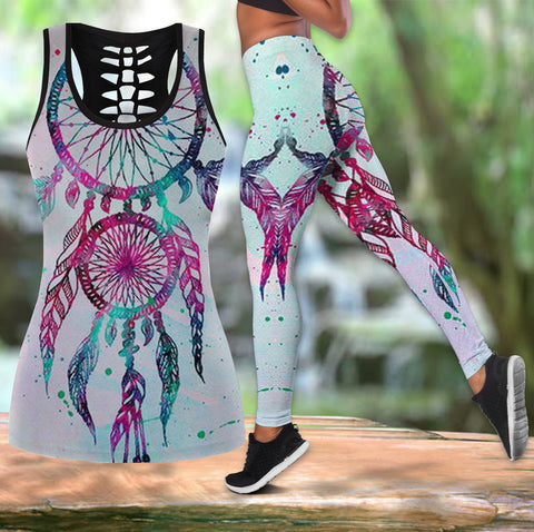 Powwow Store symbol native american tank top and legging set 2