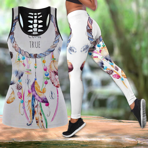 Powwow Store native american hollow tanktop legging set 30