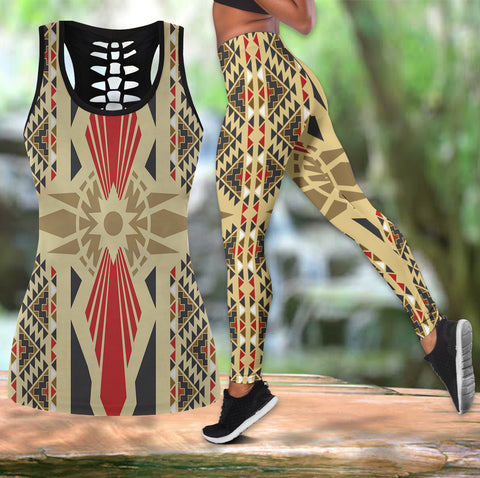 Powwow Store copy of native american hollow tanktop legging set 111