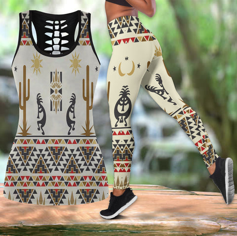 Powwow Store native american hollow tanktop legging set 112