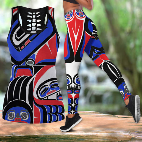 Powwow Store symbol native american tank top and legging set 6