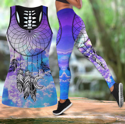 Powwow Store native american hollow tanktop legging set 31