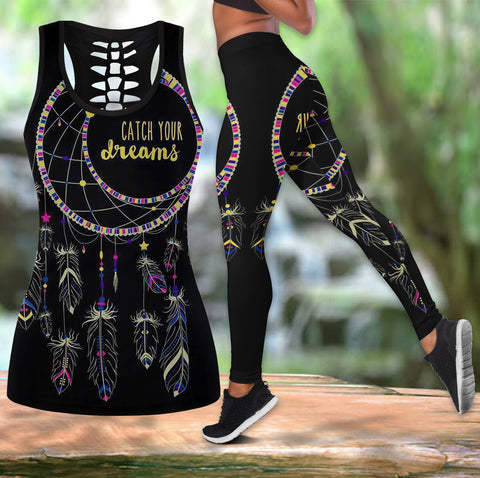 Powwow Store gb nat00285 catch tour dream native american tank top and legging set