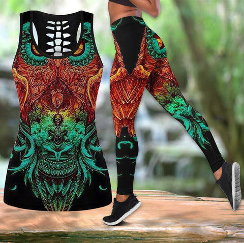 Powwow Store native american hollow tanktop legging set 60