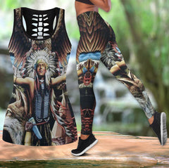 Powwow Store native american hollow tanktop legging set 64
