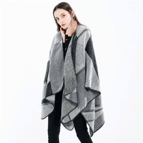 New European and American Fashion Winter Travel Warm Cashmere Scarf Shawl - Powwow Store