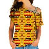 Native American Cross Shoulder Shirt 1106