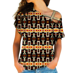 Powwow Store native american cross shoulder shirt 1110