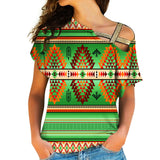 Native American Cross Shoulder Shirt 1112