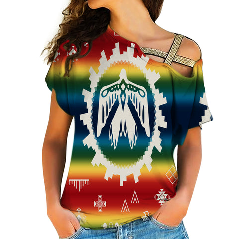 Native American Cross Shoulder Shirt 1