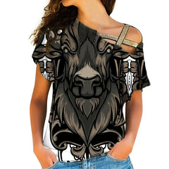 Powwow Store native american cross shoulder shirt 1135