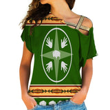 Native American Cross Shoulder Shirt 1160