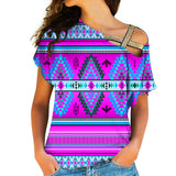 Native American Cross Shoulder Shirt 1184