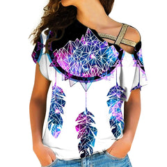 Powwow Store native american cross shoulder shirt 1185
