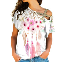 Powwow Store native american cross shoulder shirt 122