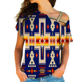 Native American Cross Shoulder Shirt 74