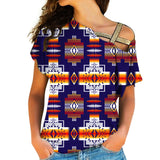 Native American Cross Shoulder Shirt 183