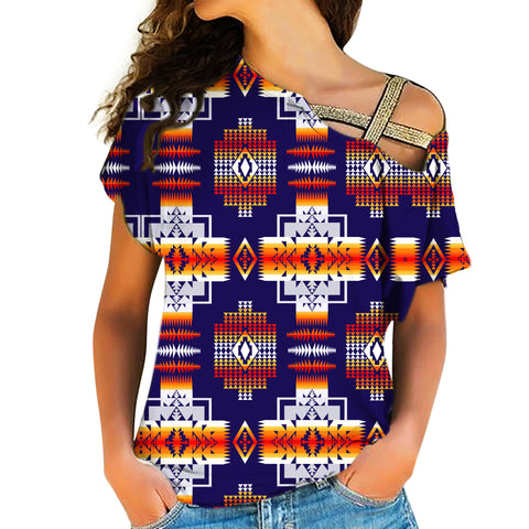 Powwow Store native american cross shoulder shirt 183