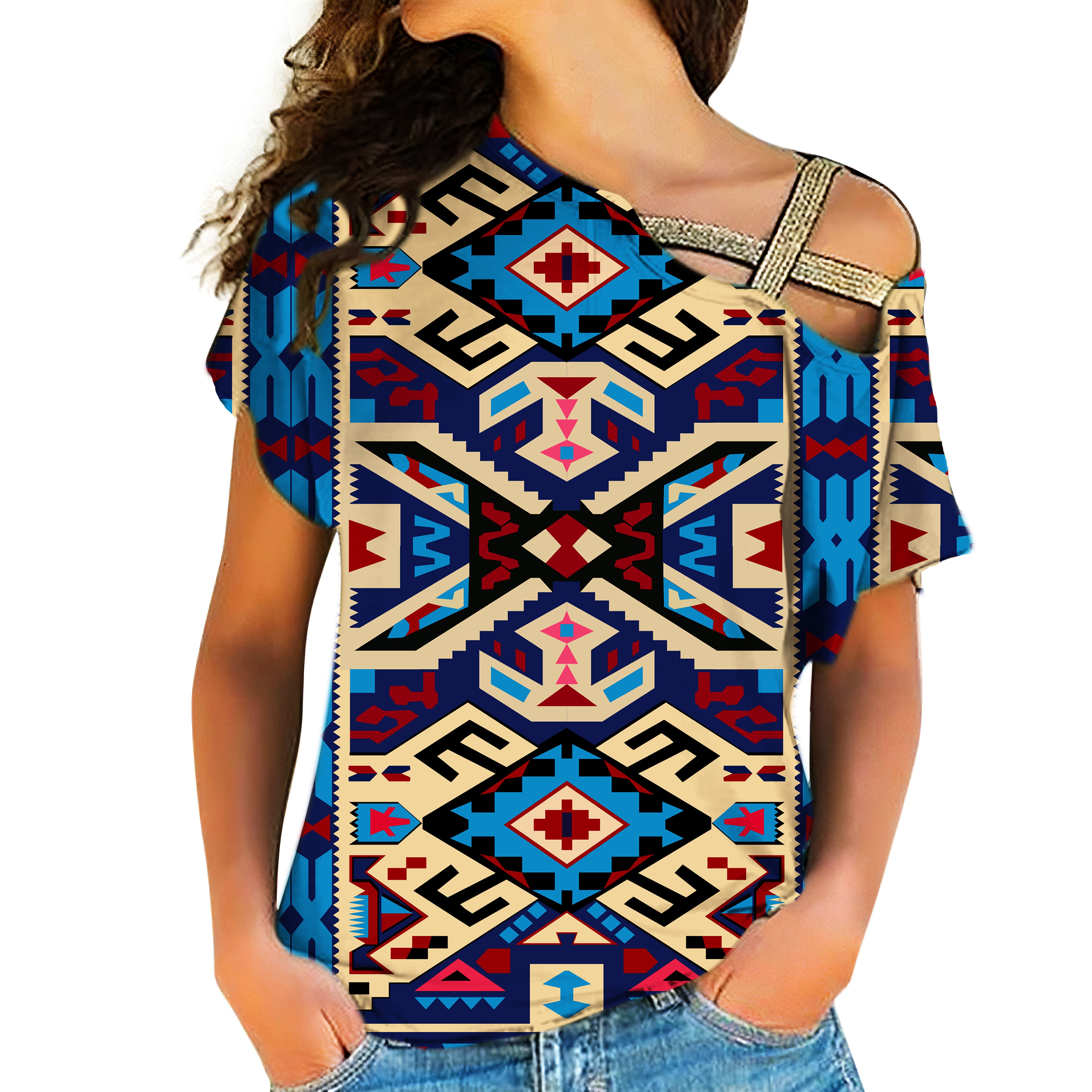 Powwow Store native american cross shoulder shirt 9