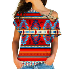 Native American Cross Shoulder Shirt 190 - Powwow Store
