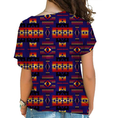 Powwow Store copy of native american cross shoulder shirt 1100