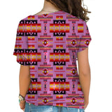 Native American Cross Shoulder Shirt 1102