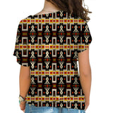 Native American Cross Shoulder Shirt 1110
