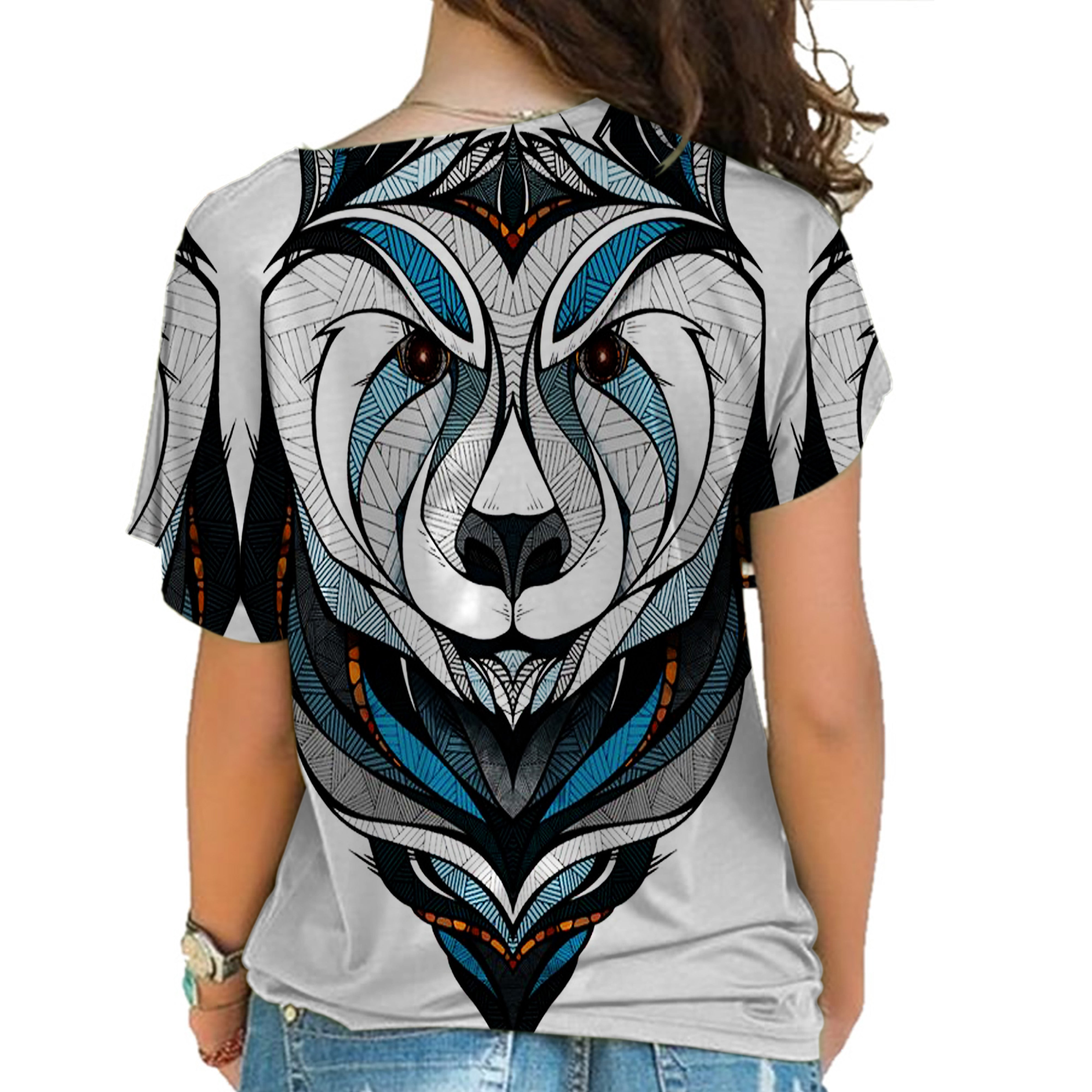 Powwow Store native american cross shoulder shirt 1129