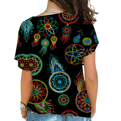 Powwow Store native american cross shoulder shirt 112