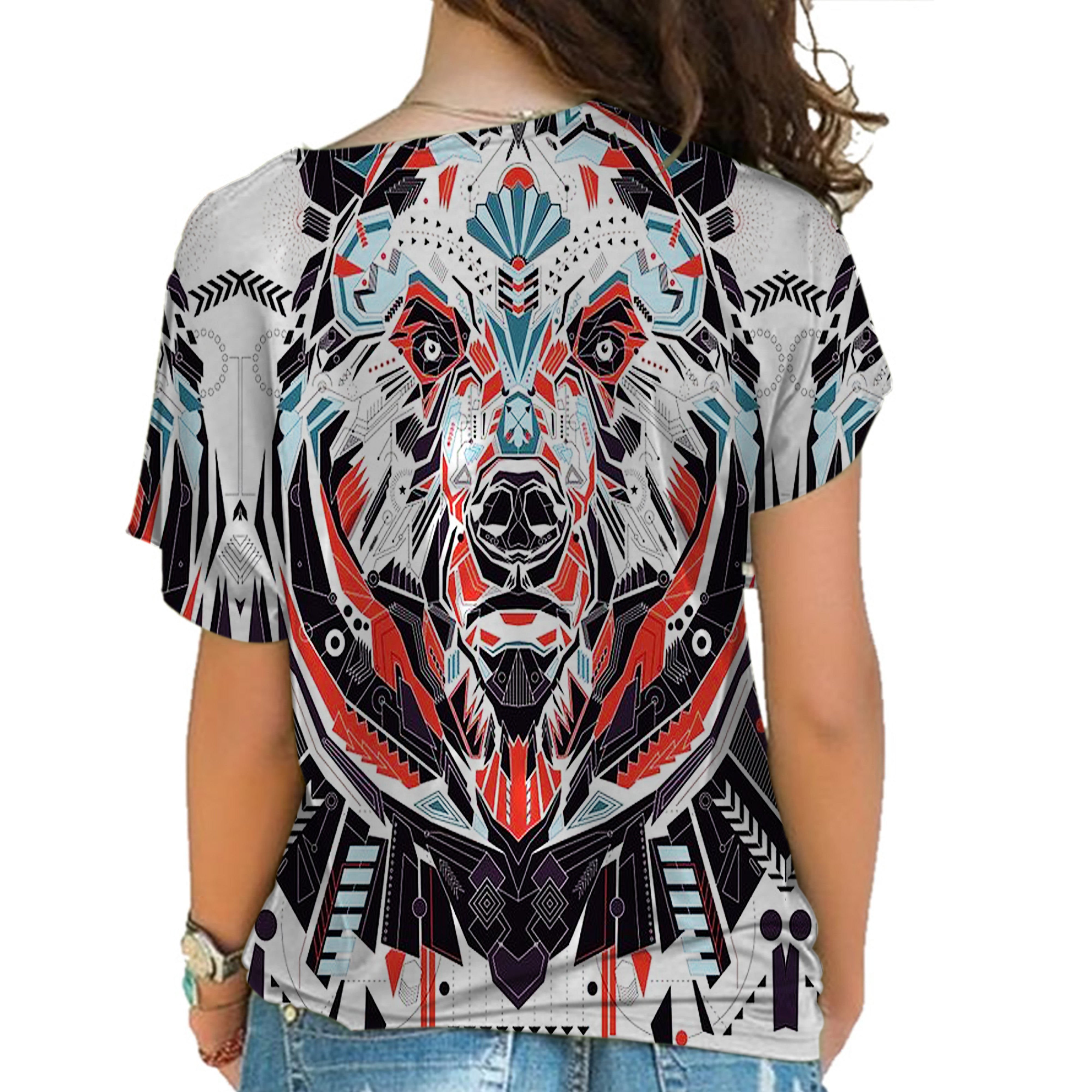 Powwow Store native american cross shoulder shirt 1132