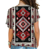 Native American Cross Shoulder Shirt 1134