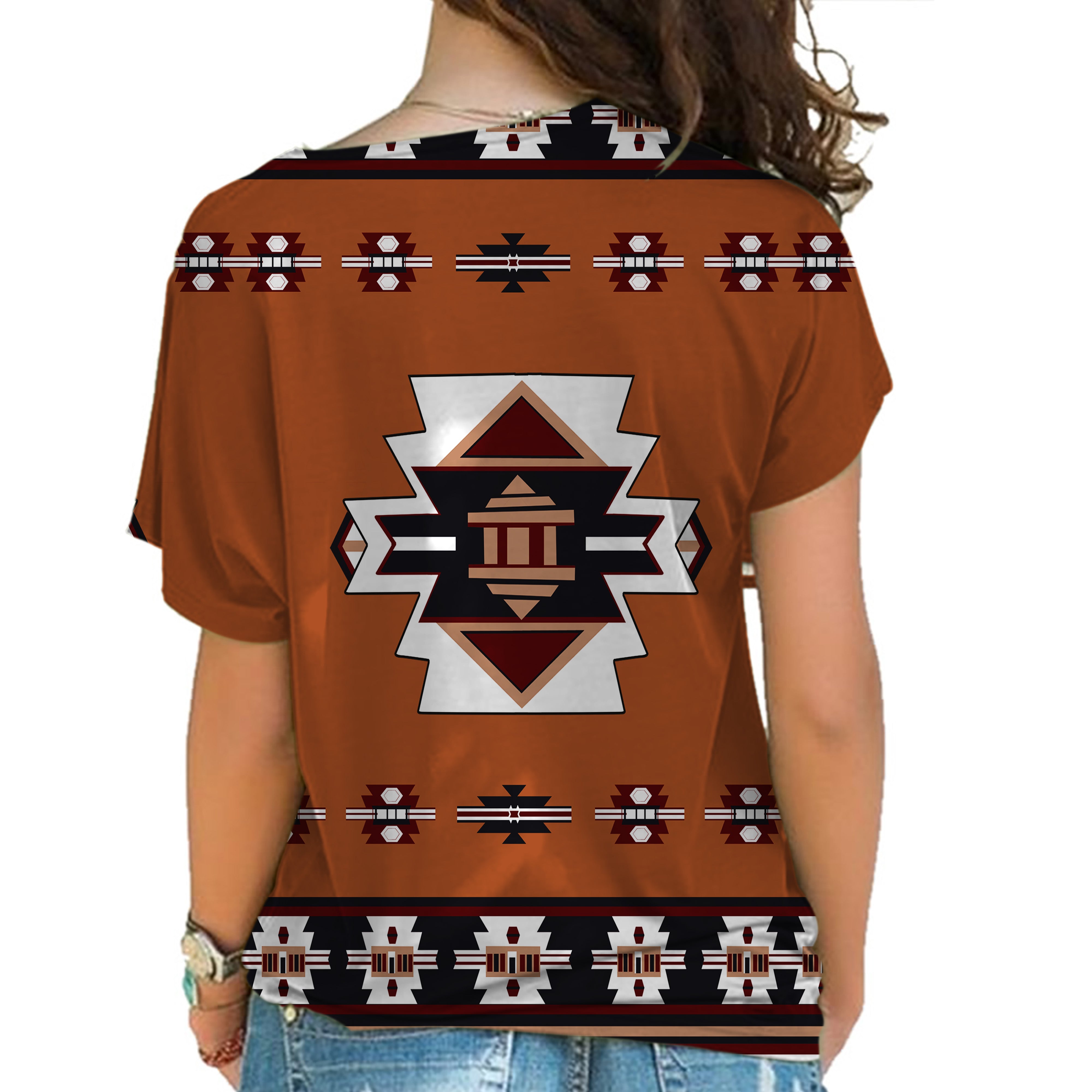 Native American Cross Shoulder Shirt 1154 - Powwow Store