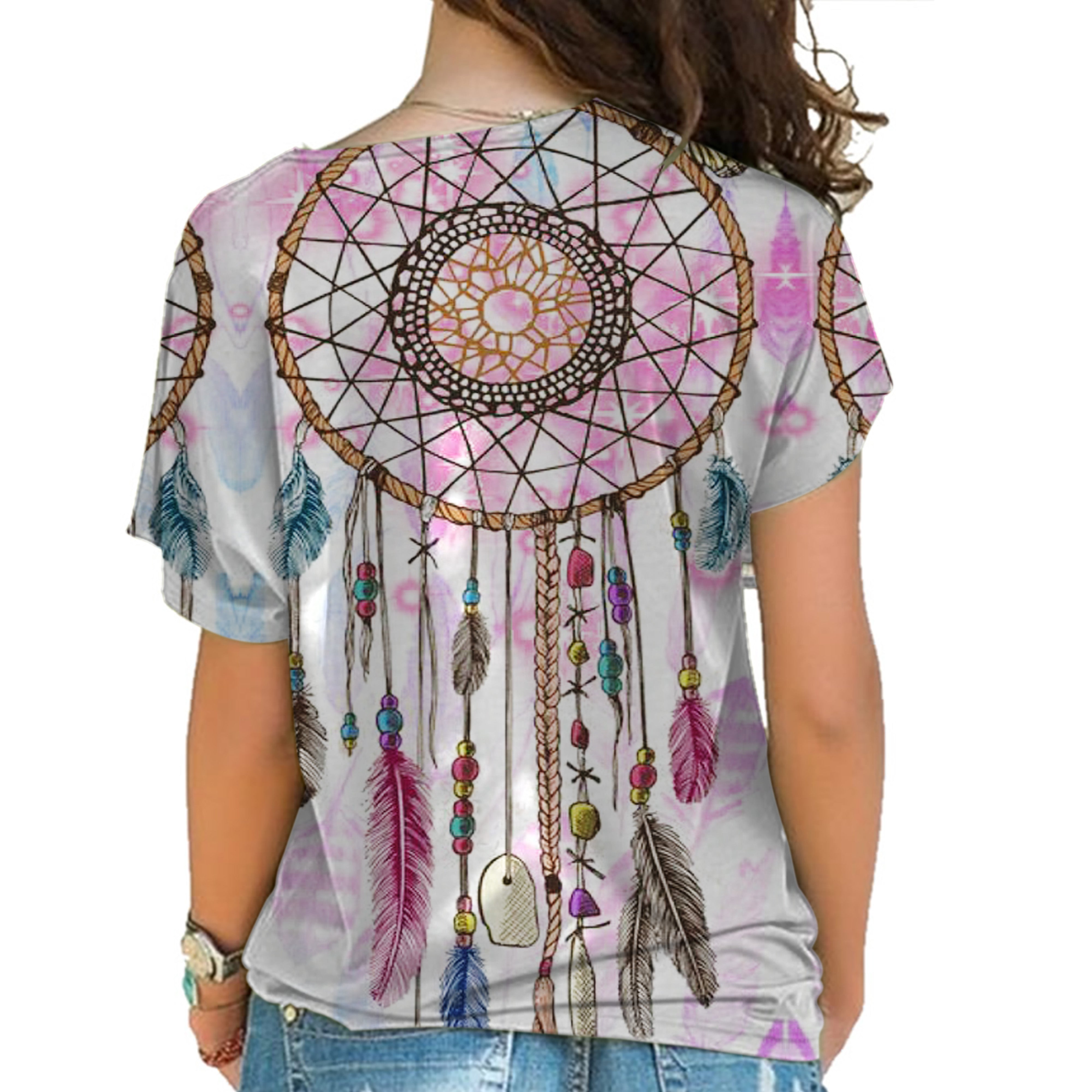 Native American Cross Shoulder Shirt  114 - Powwow Store