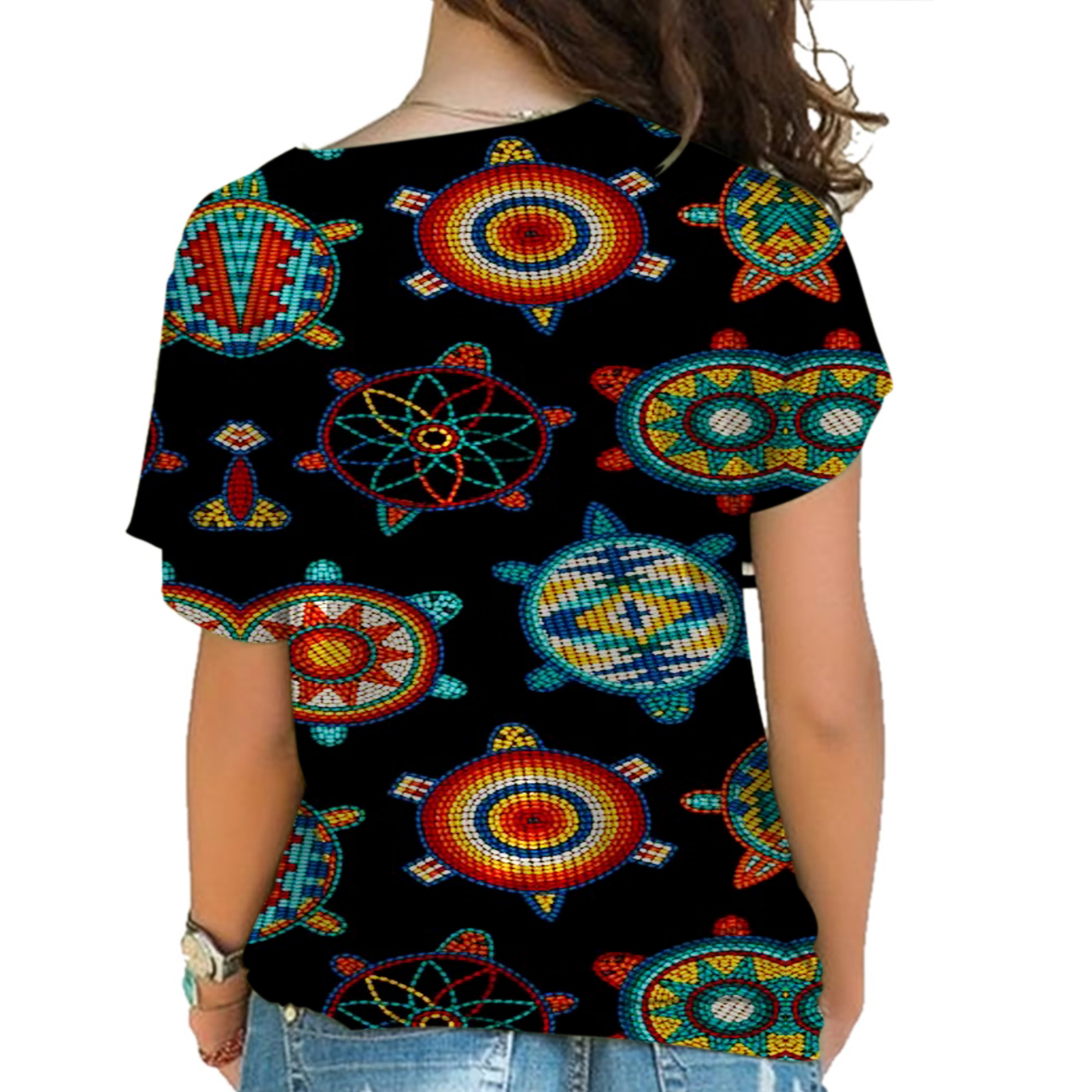 Powwow Store native american cross shoulder shirt 1188