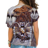 CROS004 Native American Cross Shoulder Shirt 4