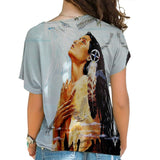 Native American Cross Shoulder Shirt 133