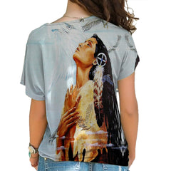 Powwow Store copy of native american cross shoulder shirt 133