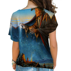 Powwow Store native american cross shoulder shirt 138