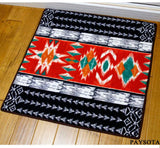 Native Indian Style Stripe Carpet  Retro Rug Weave